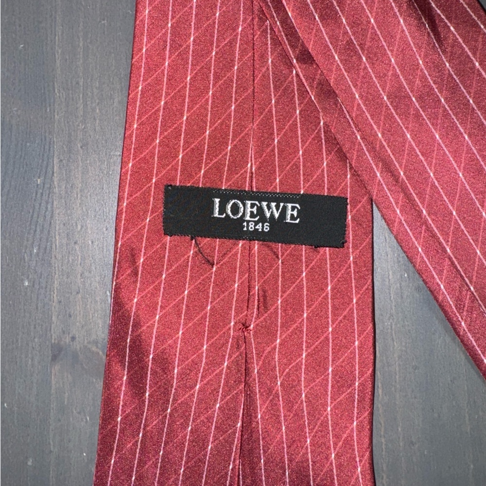Loewe Red Striped Tie - Picture 3 of 5